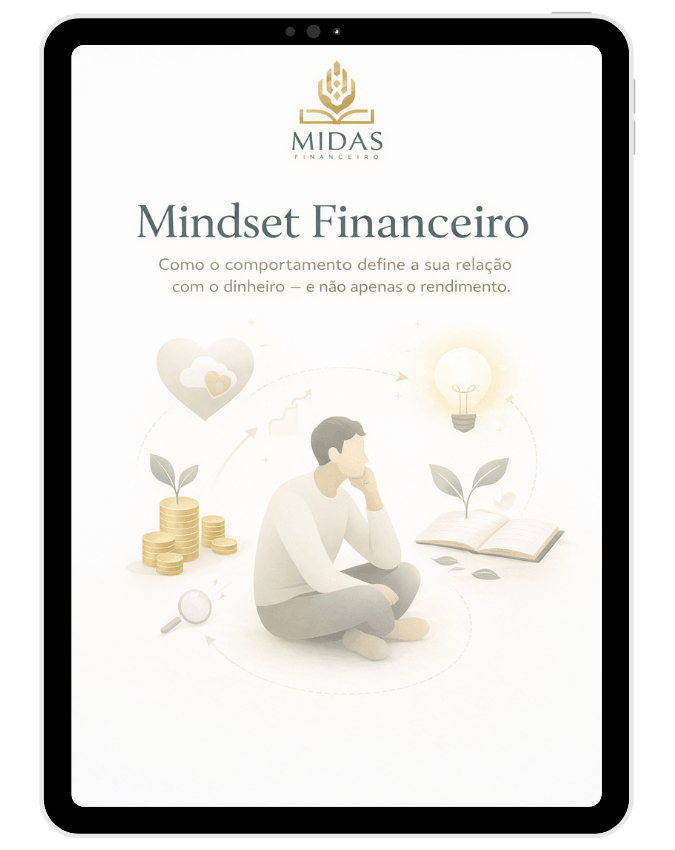 Capa do e-book: Como o seu comportamento define a sua relação com o dinheiro