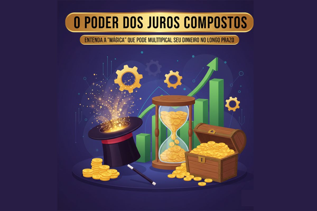 O poder dos Juros Compostos: entenda a mágica que pode multiplicar seu dinheiro no longo prazo