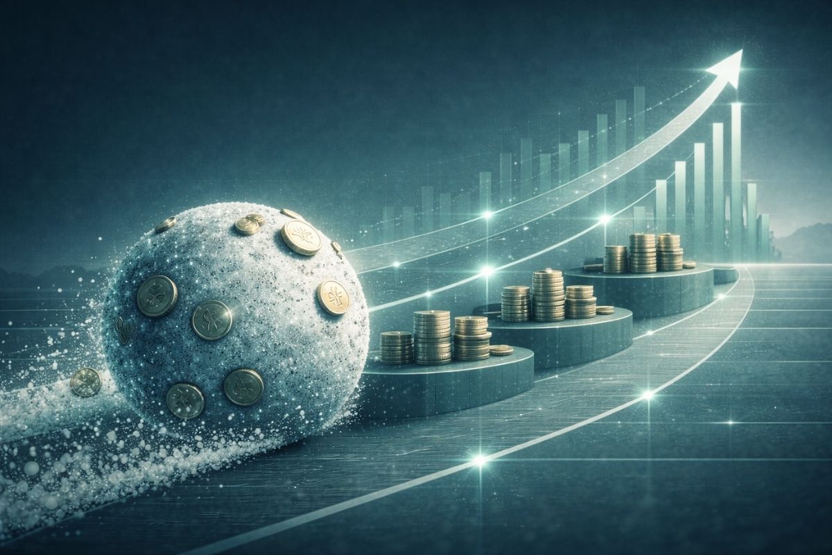 Construindo sua bola de neve de dividendos: a estratégia para viver de renda com ações e FIIs